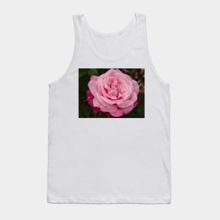 Rose Flower Pink Two Tone Tank Top